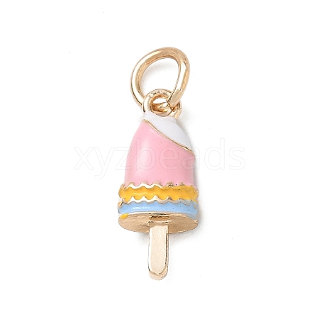 Alloy with Enamel Pendants AL-CBAE186-01G-01-1