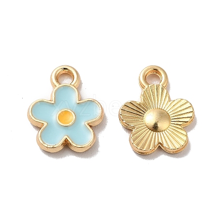 Alloy Enamel Charms ENAM-D043-02G-05-1