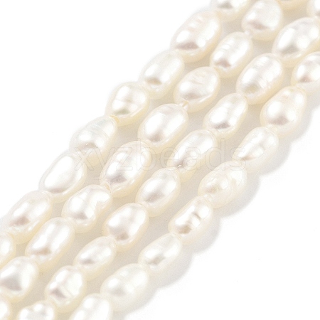 Natural Cultured Freshwater Pearl Beads Strands PEAR-P062-01D-1