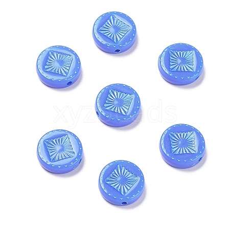 Opaque Acrylic Beads LS-OACR-G016-07I-1