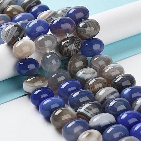 Natural Agate Beads Strands G-G021-03A-04-1