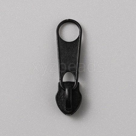 Spray Painted Zinc Alloy Zipper Pull FIND-WH0427-33A-01-1