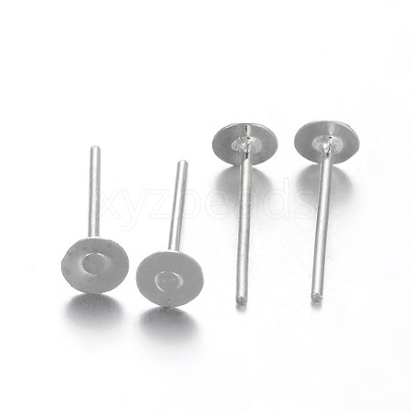 Rack Plating Iron Ear Studs Findings LS-IFIN-M029-06P-NR-1