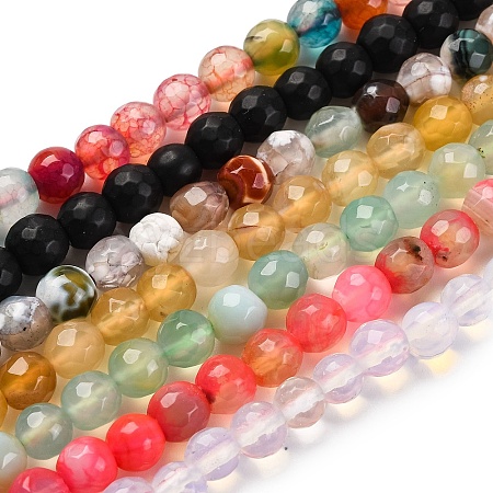 Mixed Gemstone Beads Strands G-L605-A01-01-1