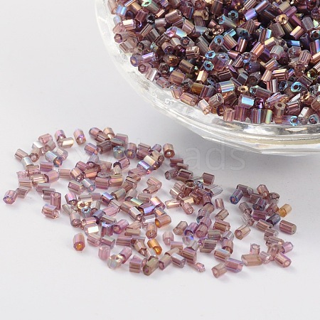 11/0 Two Cut Glass Seed Beads X-CSDB176-1