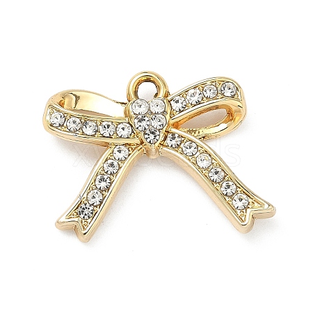 Alloy Rhinestone Pendants ALRI-D303-15G-02-1