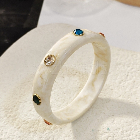 Resin Bangles for Women LS-BJEW-P357-04G-1