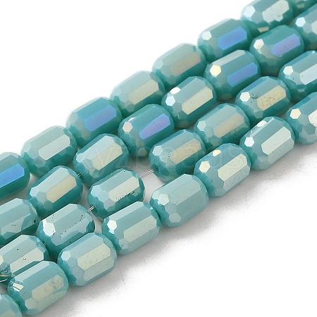 Electroplate Glass Beads Strands EGLA-D031-01H-1