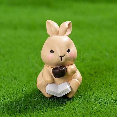 Resin Rabbit Miniature Ornaments PW-WGF87E4-03-1