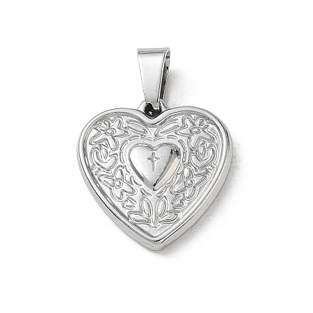 304 Stainless Steel Pendants SA-CBA34D4-01B-P-1