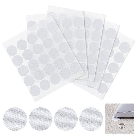 200Pcs Polyester Hot Melt Adhsive Screw Holes Cover Caps Stickers FIND-WH0609-76-1