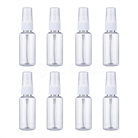 30ml Transparent PET Plastic Refillable Spray Bottle X1-MRMJ-WH0032-01A-1