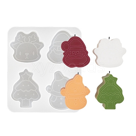 Christmas Theme DIY Silicone Candle Molds SIMO-P010-A02-1