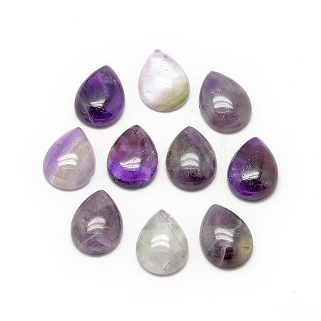 Natural Amethyst Cabochons G-R417-18x25-30-1