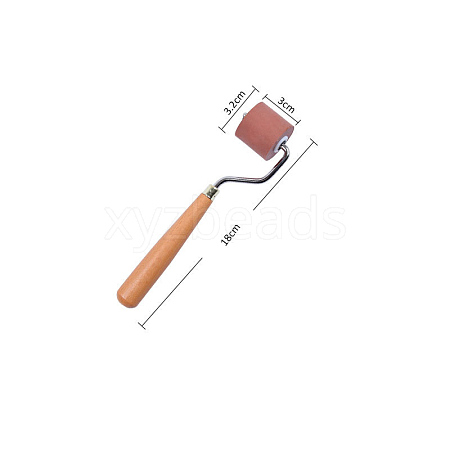 Wooden Brayer Roller DRAW-PW0001-359A-03-1