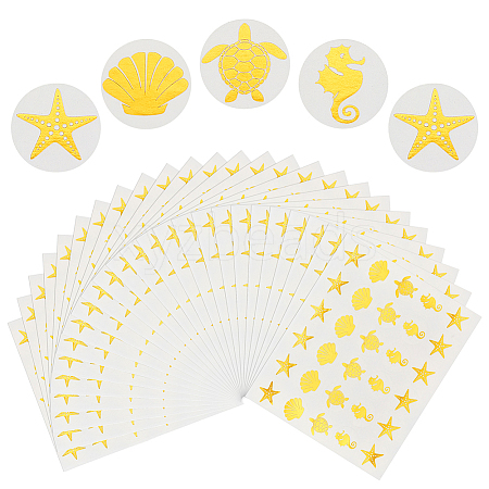 Round Dot Paper Sealing Stickers DIY-WH0349-137C-1