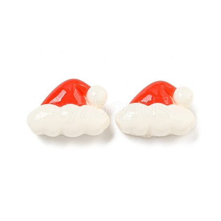 Christmas Theme Opaque Resin Decoden Cabochons CRES-B022-01H-1