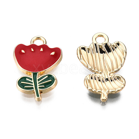 Eco-Friendly Zinc Alloy  Pendants ENAM-R051-07-01G-NR-1