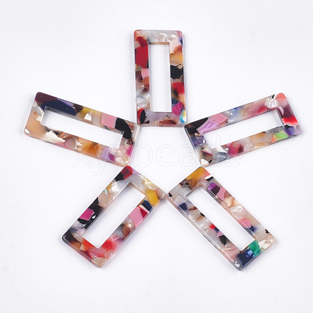 Cellulose Acetate(Resin) Pendants KY-T008-23E-1