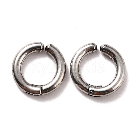 201 Stainless Steel Clip-on Earrings LS-EJEW-Z014-01C-P01-1