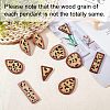 Olycraft DIY Leopard Print Geometry Earring Making Kit DIY-OC0009-69-5