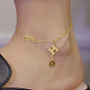 316L Surgical Stainless Steel Charm Anklets for Women FS-WG47470-35-1