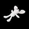Cartoon PP Cotton Plush Simulation Soft Stuffed Animal Toy Rabbit Pendants Decorations HJEW-K043-04-4