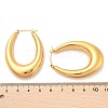 304 Stainless Steel Oval Hoop Earrings EJEW-Q011-14G-3