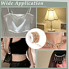 4M Flat Round Brass Rhinestone Chains DIY-PH0030-94-5