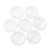 Transparent Glass Cabochons X-GGLA-R026-35mm-4