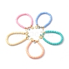 Handmade Polymer Clay Beads Stretch Bracelets BJEW-JB06564-1