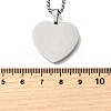 304 Stainless Steel Blank Pendant Necklaces NJEW-P329-04B-P-5