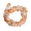 Heated Natural Citrine Beads Strands G-D108-A03-04-5