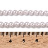 Electroplated Shell Pearl Beads Strands BSHE-G041-4mm-06-2