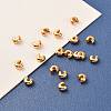 Brass Crimp Beads Covers KK-F824-036A-G-3