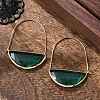 Brass Hoop Earrings X-EJEW-T007-04G-01-NF-2