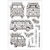 Custom Summer Theme PVC Plastic Clear Stamps DIY-WH0631-0096-6