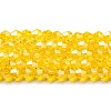 Transparent Electroplate Glass Beads Strands LS-GLAA-F029-2mm-C22-1