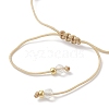 2Pcs Chakra 304 Stainless Steel Charm Bracelets BJEW-JB12564-01-5