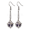 Glass Seed Beads Dangle Earrings EJEW-MZ00350-04-2