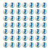 100Pcs Crackle Transparent Glass Beads GLAA-TADJ0001-12E-2