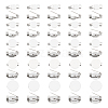 Unicraftale 50Pcs 5 Style 316 Surgical Stainless Steel Brooch Base Settings STAS-UN0053-58-7