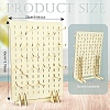 Desktop Rectangle Wooden Jewelry Bracelet Organizer Stands ODIS-YWC0001-01-3