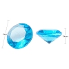 50Pcs 10 Colors Cubic Zirconia Pointed Back Cabochons ZIRC-CJ0001-25-2