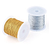 2 Rolls 2 Colors 9-Ply Round PET Metallic Thread MCOR-TA0001-03C-3