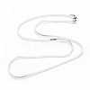 304 Stainless Steel Herringbone Chain Necklaces NJEW-L160-006P-2