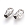 Tarnish Resistant 304 Stainless Steel Cord Ends STAS-L219-04P-1