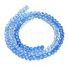Transparent Painted Glass Beads Strands DGLA-A034-T2mm-A01-5