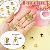 Brass Micro Pave Cubic Zirconia Spacer Beads KK-CJC0015-21G-2