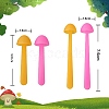 2 Colors Silicone Creative Bookmarks AJEW-DR0001-34-3